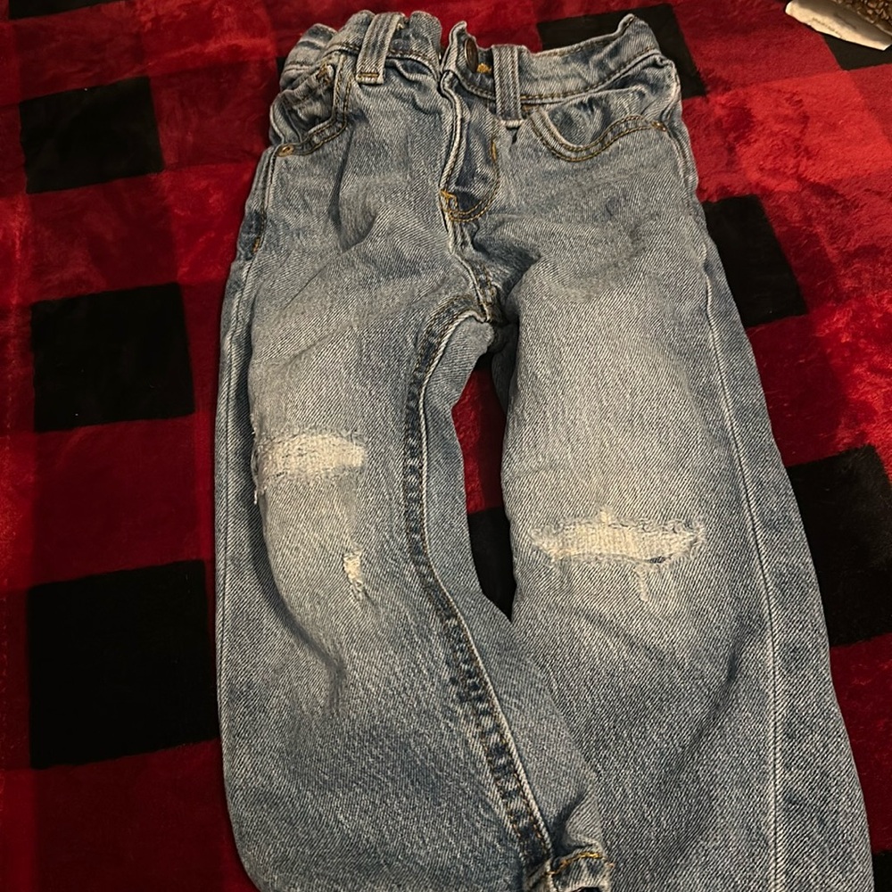 Torn toddler boy jeans